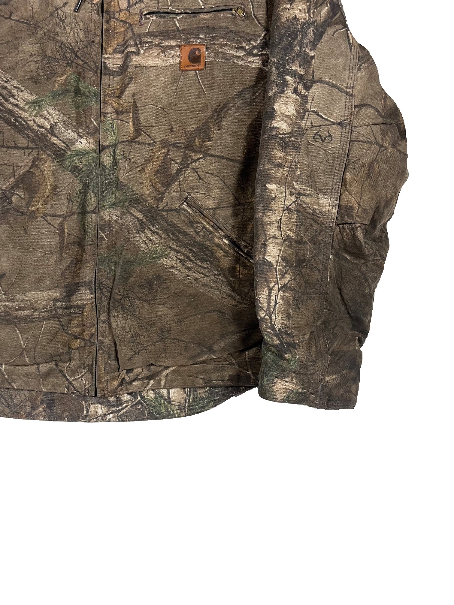 VINTAGE REALTREE CARHARTT WOOL LINED WORK JACKET SIZE MEDIUM