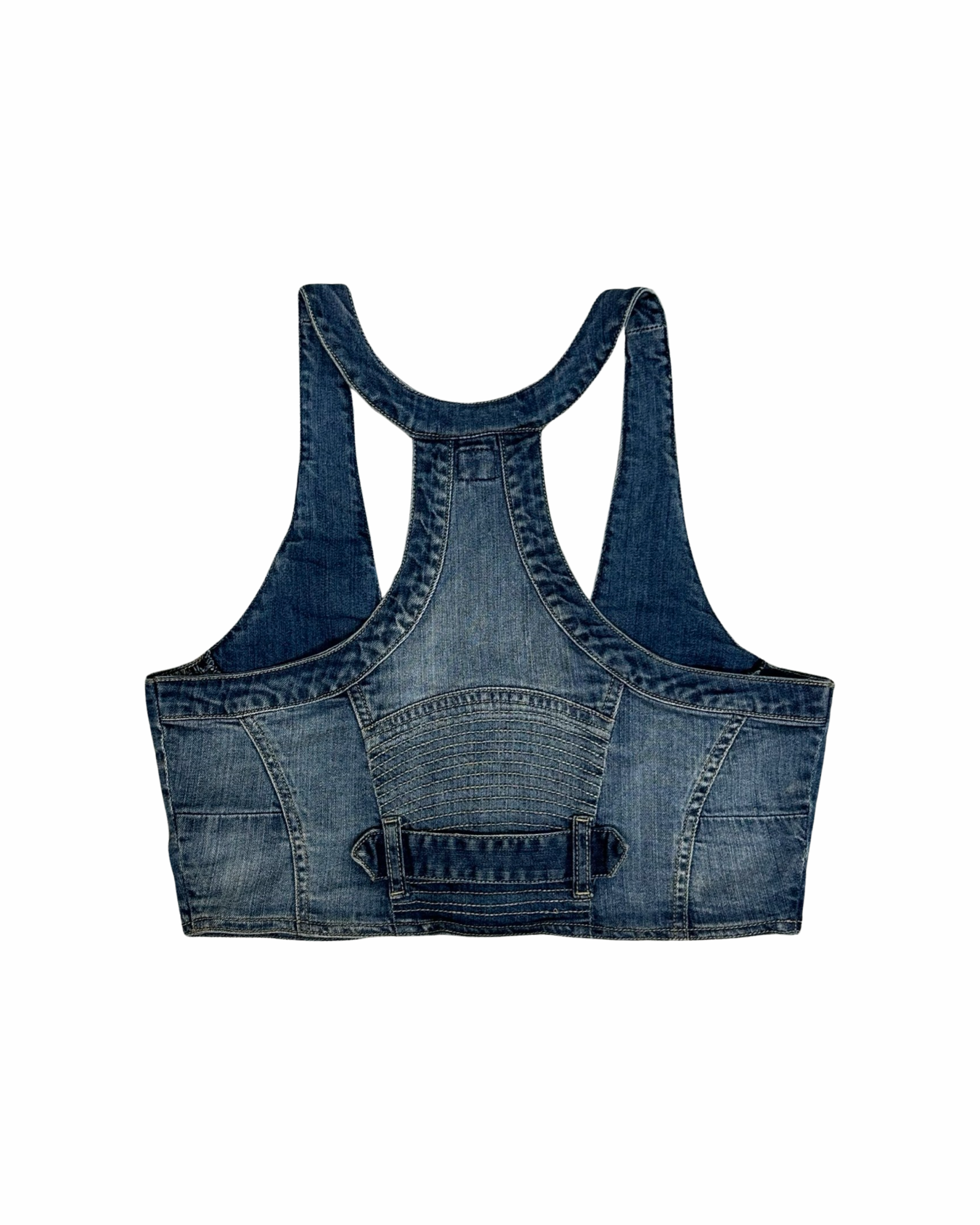 BARE DENIM VEST SIZE MEDIUM