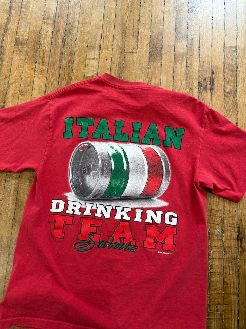 Vintage Italy Drinking Team Shirt