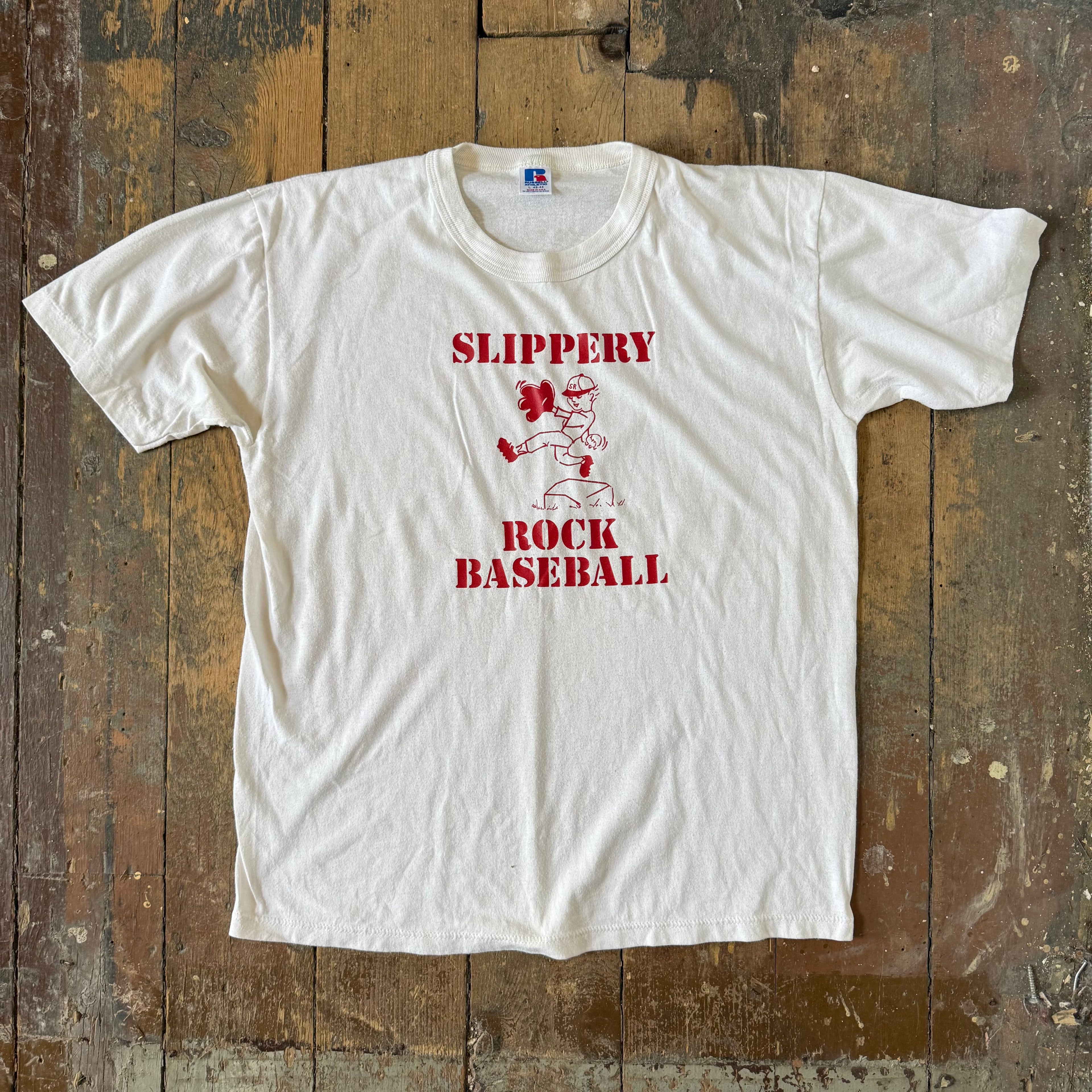 Vintage Slippery Rock T Shirt Size Large