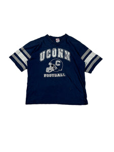 VINTAGE NAVY UCONN JERSEY TEE SIZE XL