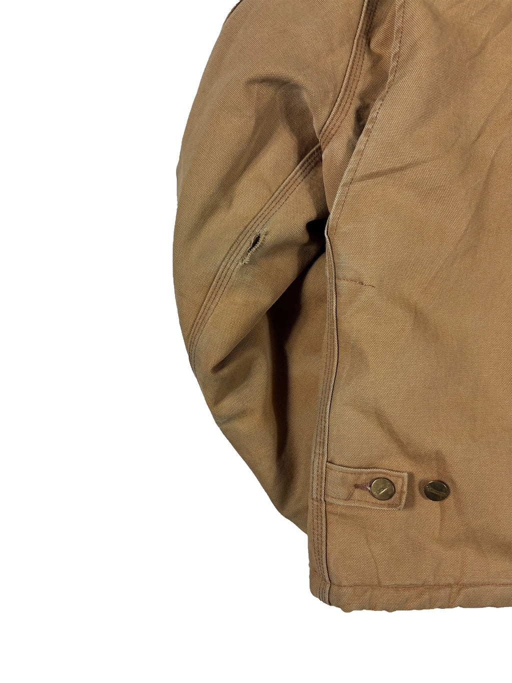 VINTAGE BEIGE CARHARTT DETROIT JACKET SIZE XL