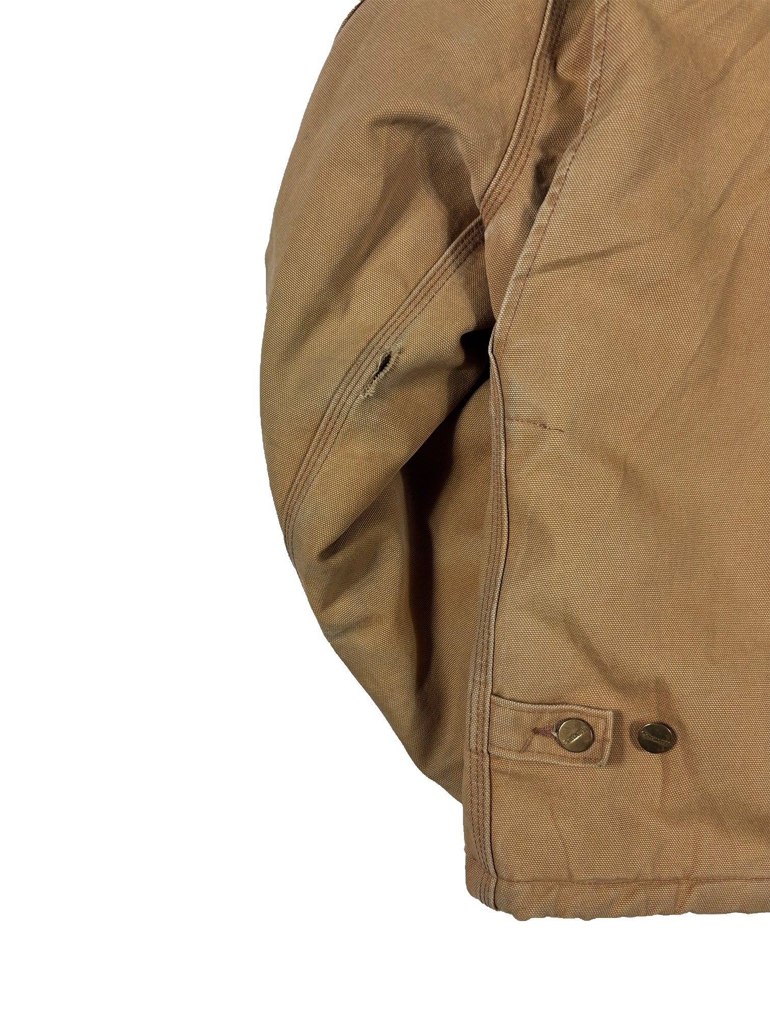 VINTAGE BEIGE CARHARTT DETROIT JACKET SIZE XL
