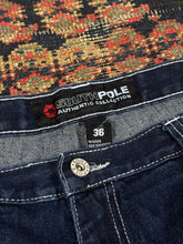 Load image into Gallery viewer, VINTAGE DARK WASH BAGGIE SOUTH POLE DENIM JORTS W/36