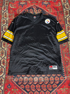 VINTAGE BLACK NIKE STEELERS JERSEY SIZE MEDIUM