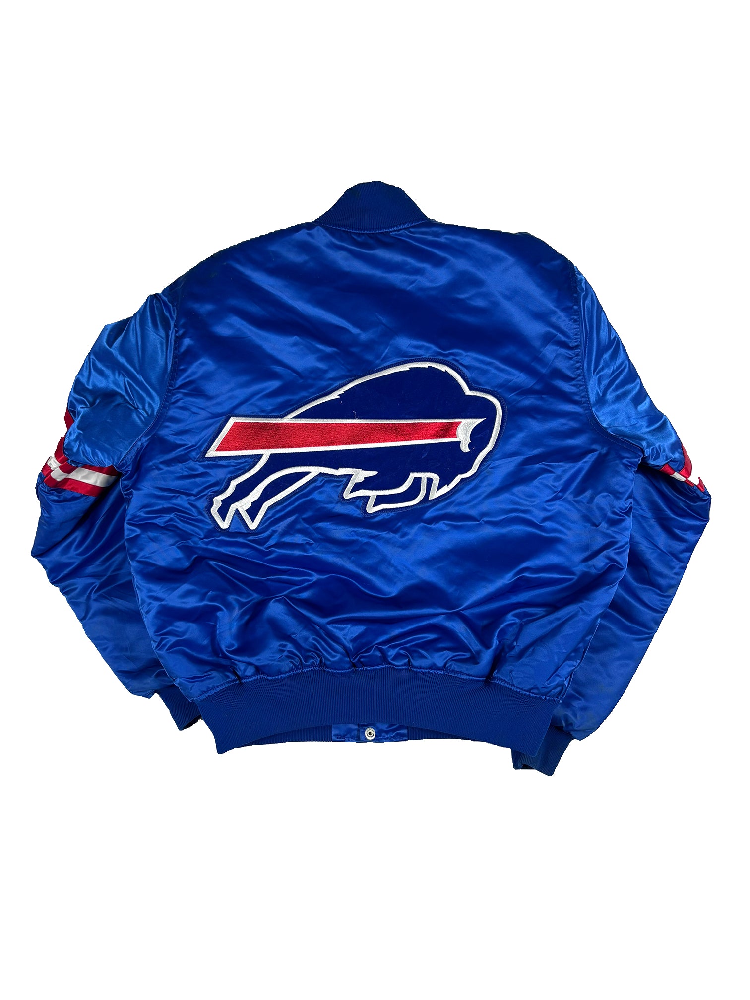VINTAGE STARTER BUFFALO BILLS BOMBER JACKET SIZE LARGE