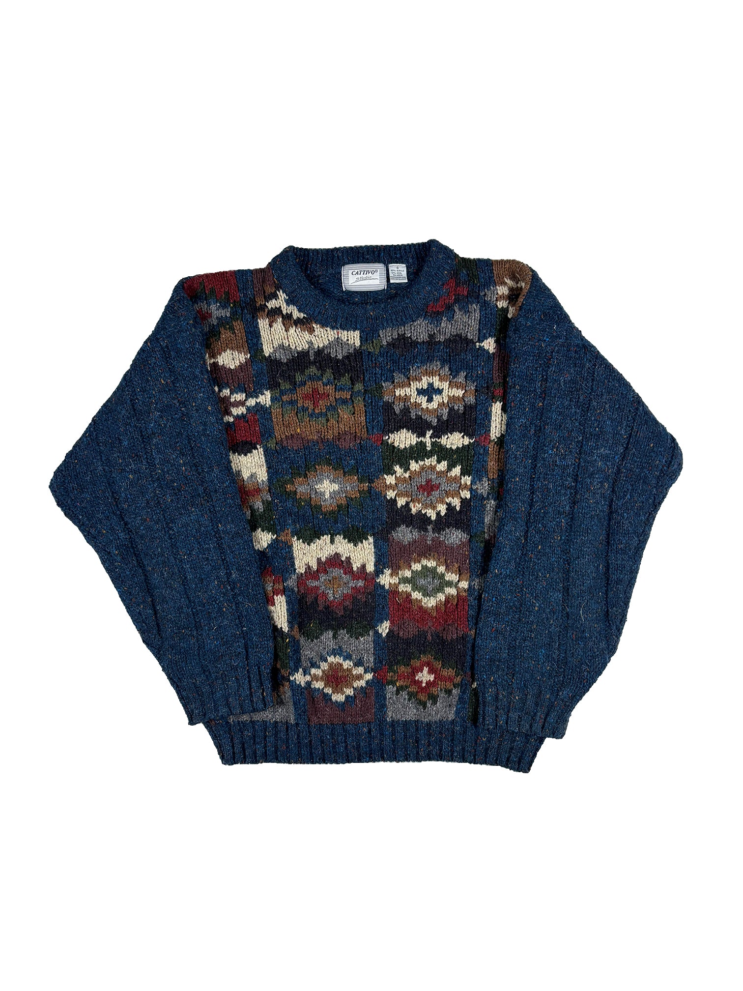 VINTAGE CATTIVO KNIT SWEATER SIZE SMALL