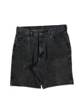 VINTAGE FADED BLACK WRANGLER JORTS W/32