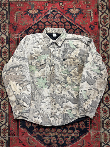 VINTAGE  INSULATED REALTREE BUTTON UP SIZE LARGE