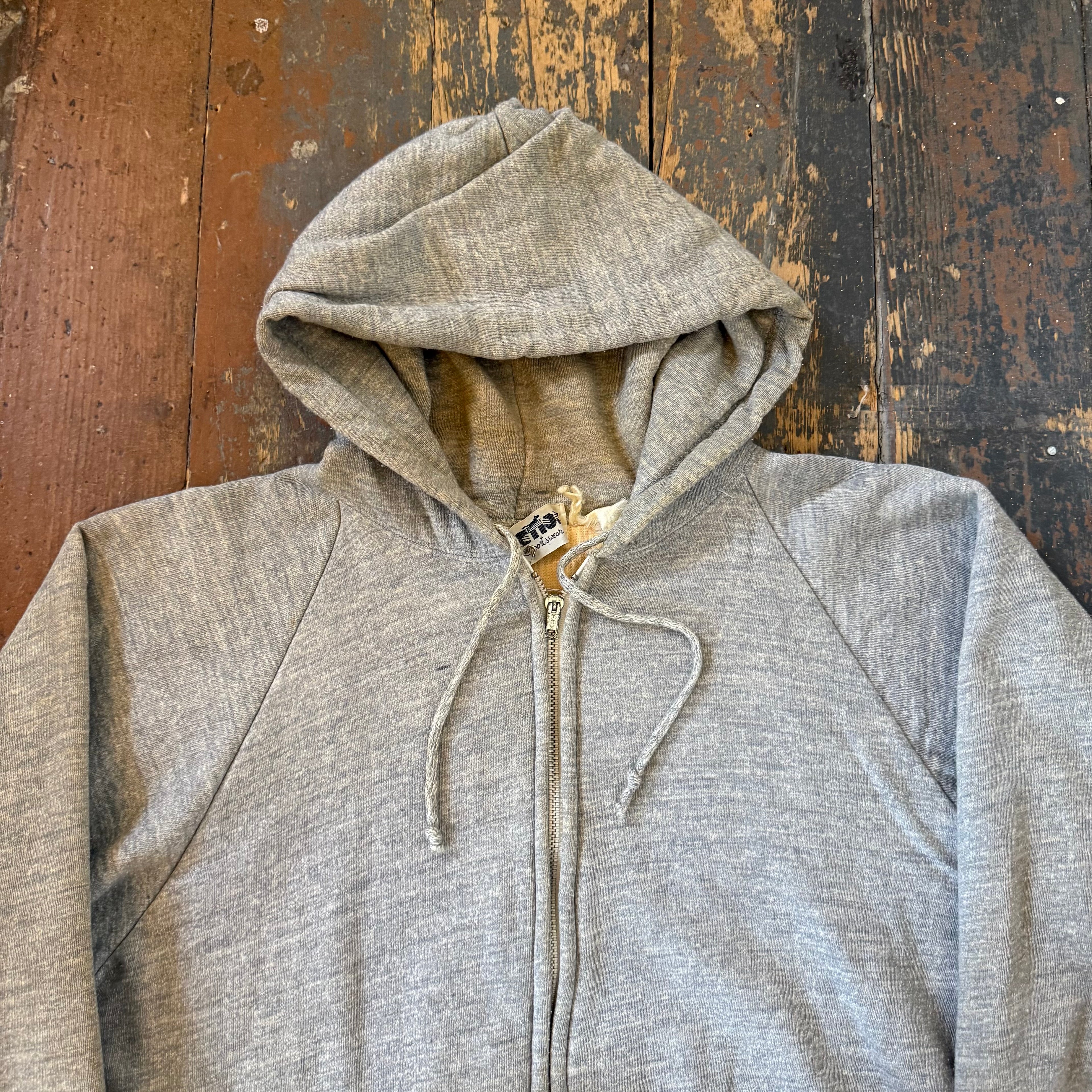 Vintage Thermal Lined Hoodie - Size Small