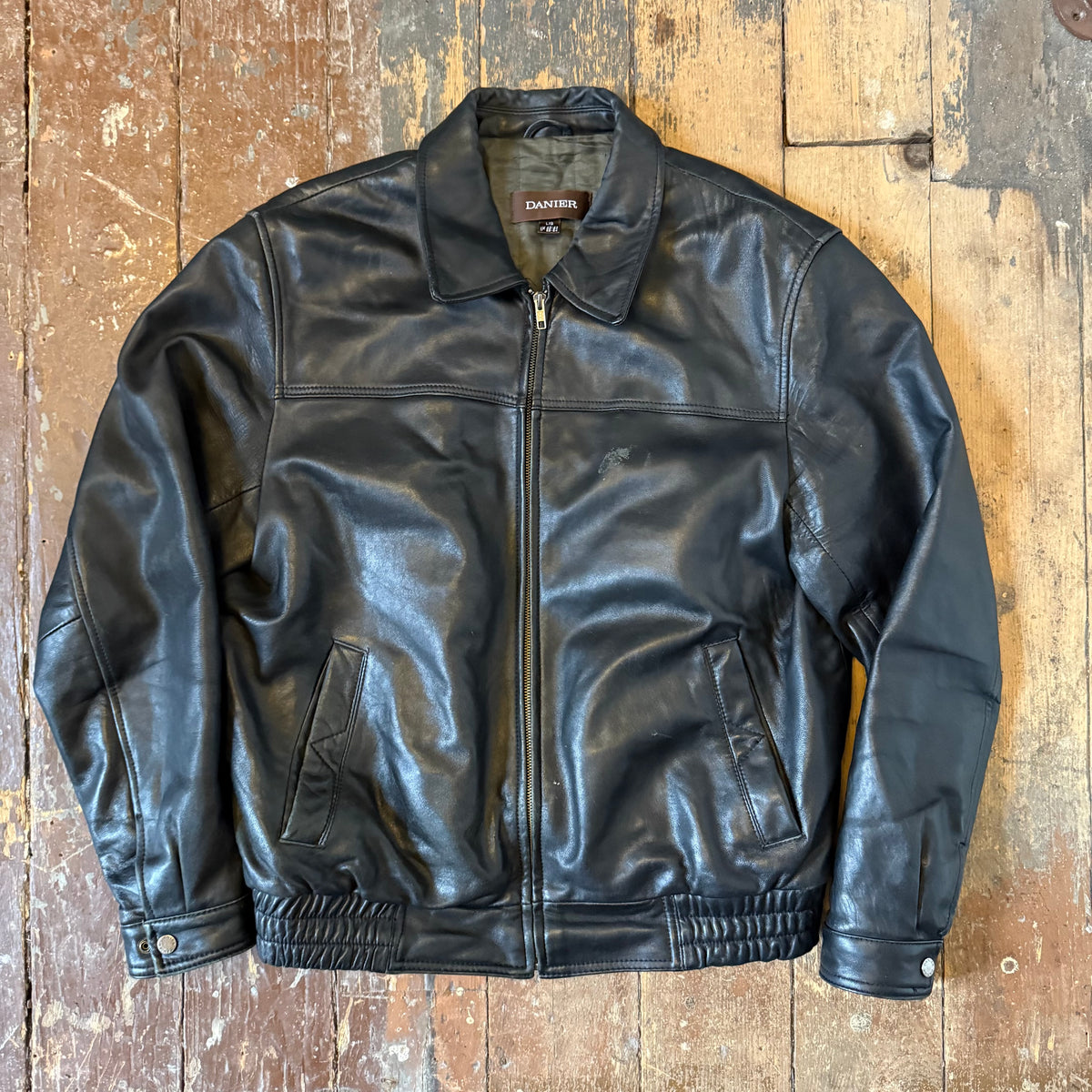 Vintage DANIER Leather Jacket Size Large