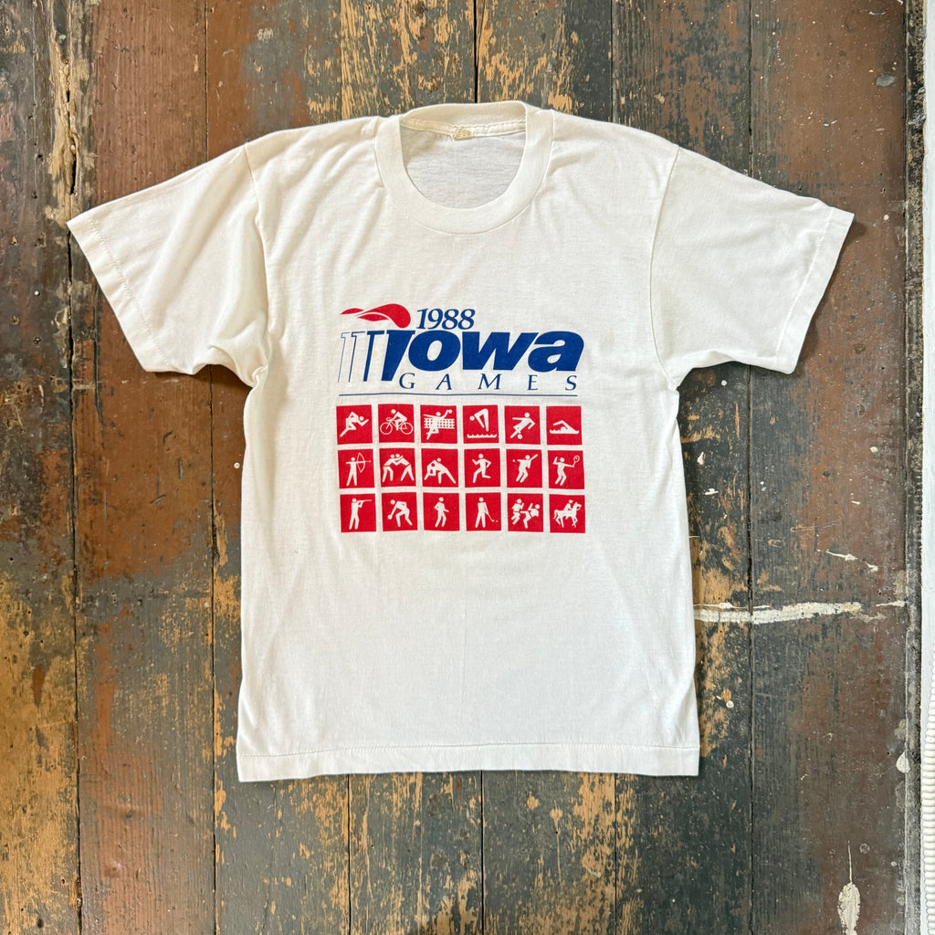 Vintage Iowa Games T-shirt Size XS