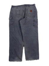 Load image into Gallery viewer, VINTAGE GREY CARHARTT CARPENTER PANTS SIZE 38x32