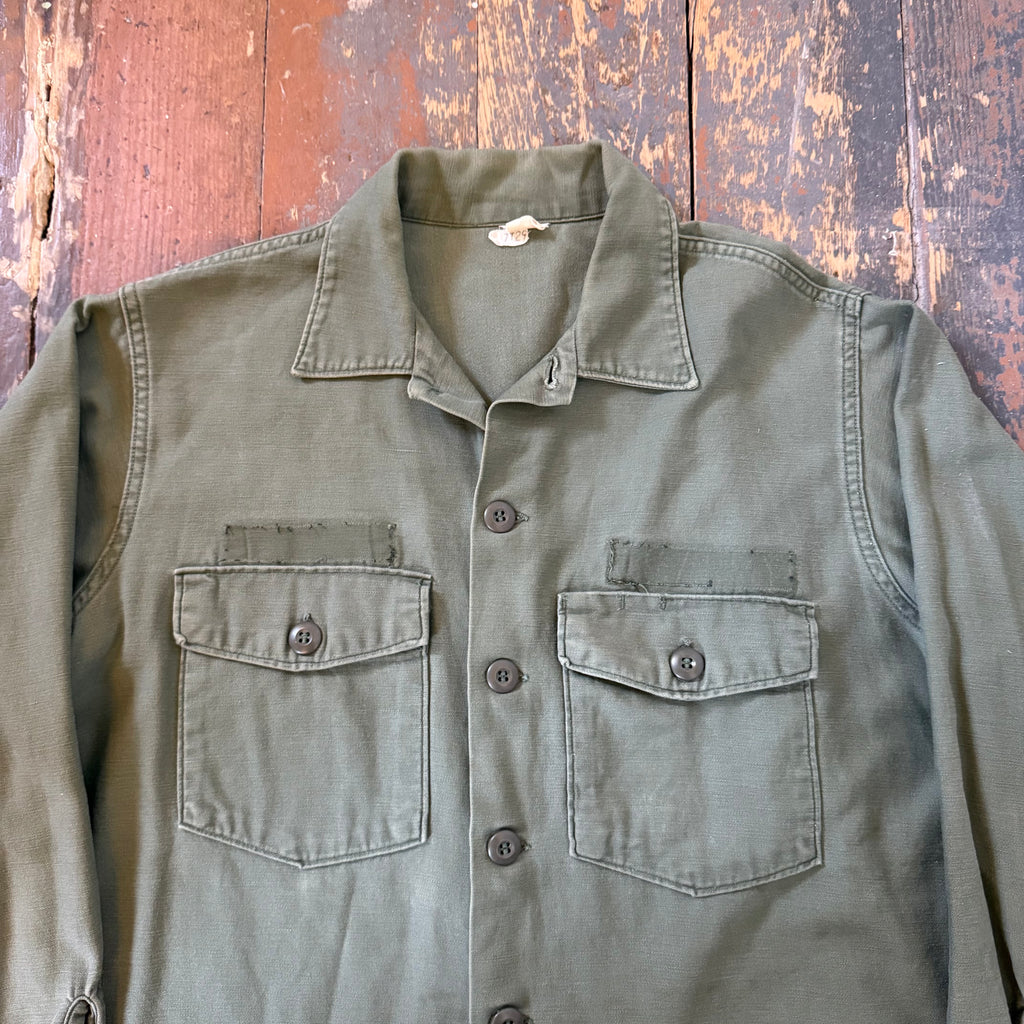 Vintage Military Button Up - Size Medium