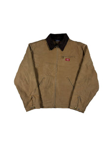 VINTAGE BEIGE DICKIES DETROIT WORK JACKET SIZE XL