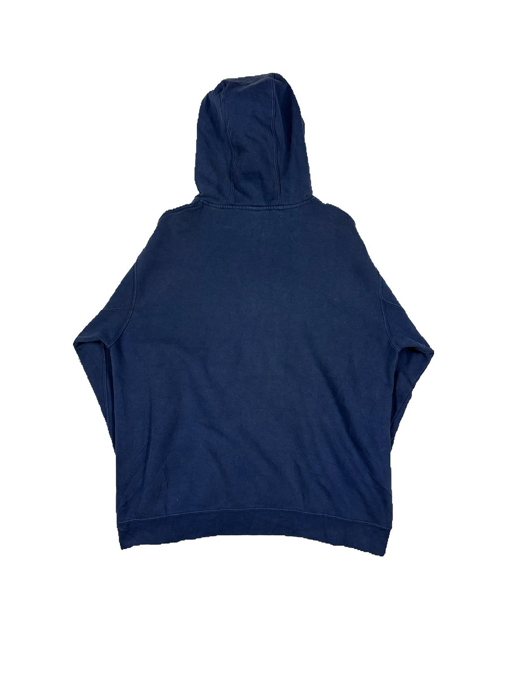 VINTAGE NAVY YANKEES BIG LOGO HOODIE SIZE LARGE