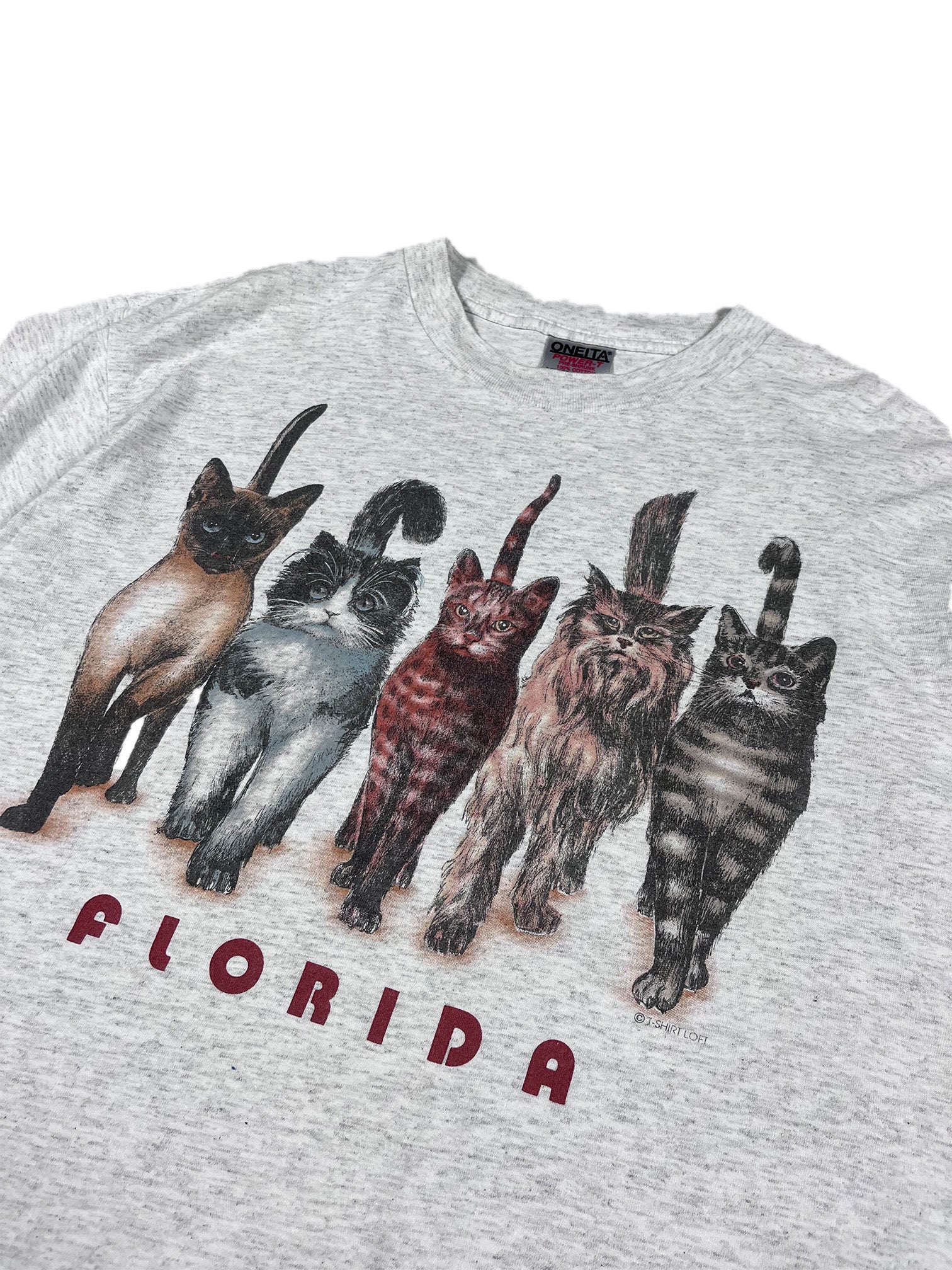 VINTAGE FLORIDA CATS TEE SIZE MEDIUM