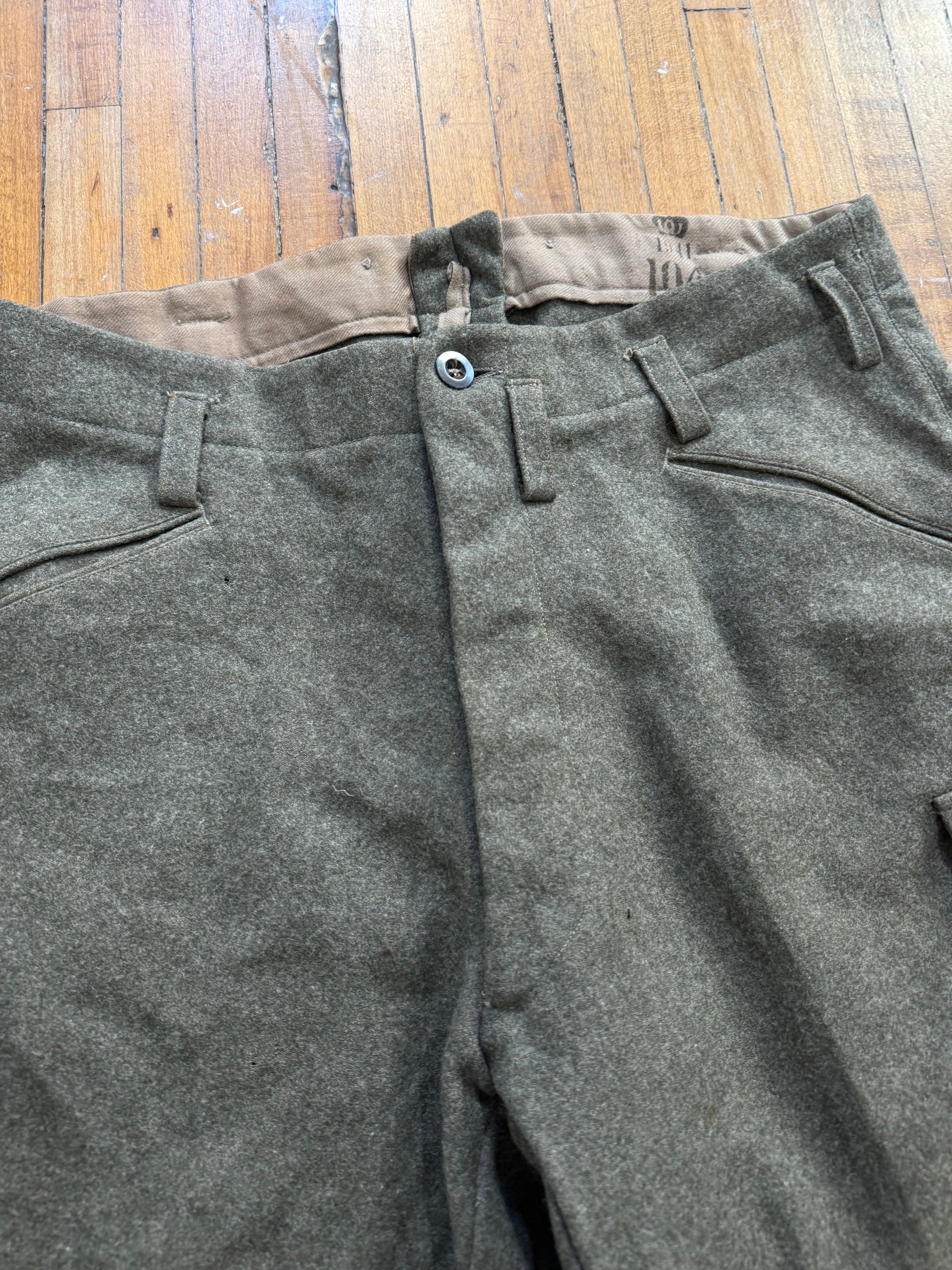 Vintage Wool Cargo Pants