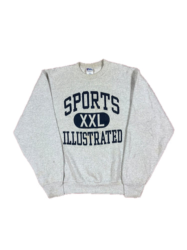 VINTAGE GREY SPORTS ILLUSTRATED CREWNECK SIZE LARGE