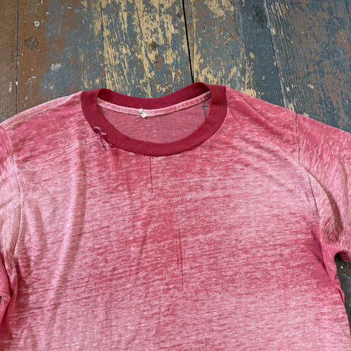 Vintage Faded Red T-Shirt Size Medium