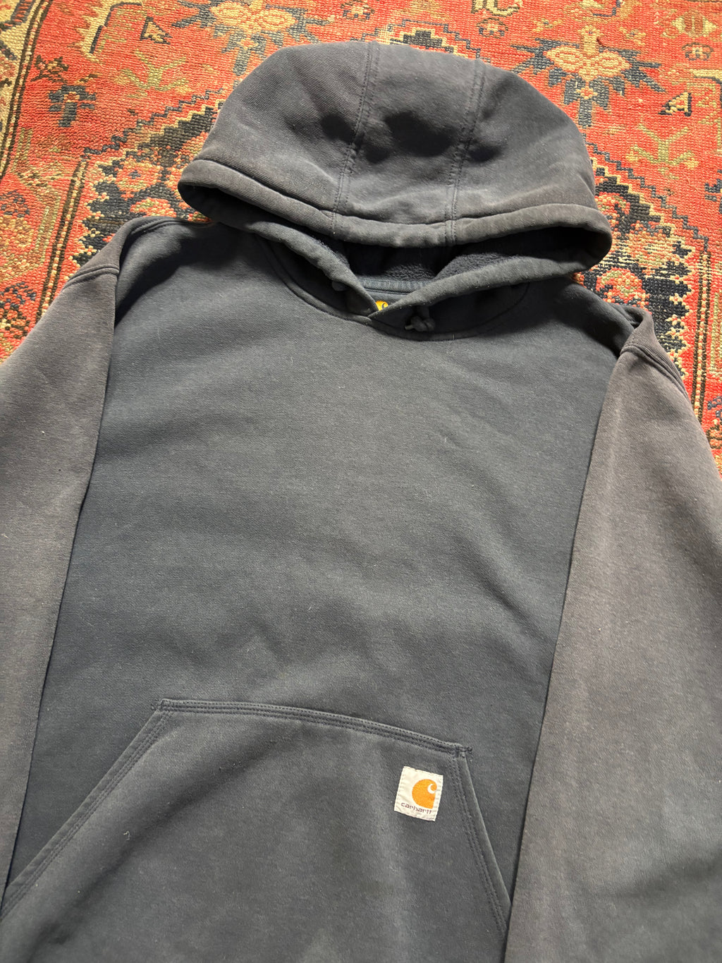 NAVY BLUE CARHARTT HOODIE SIZE XL
