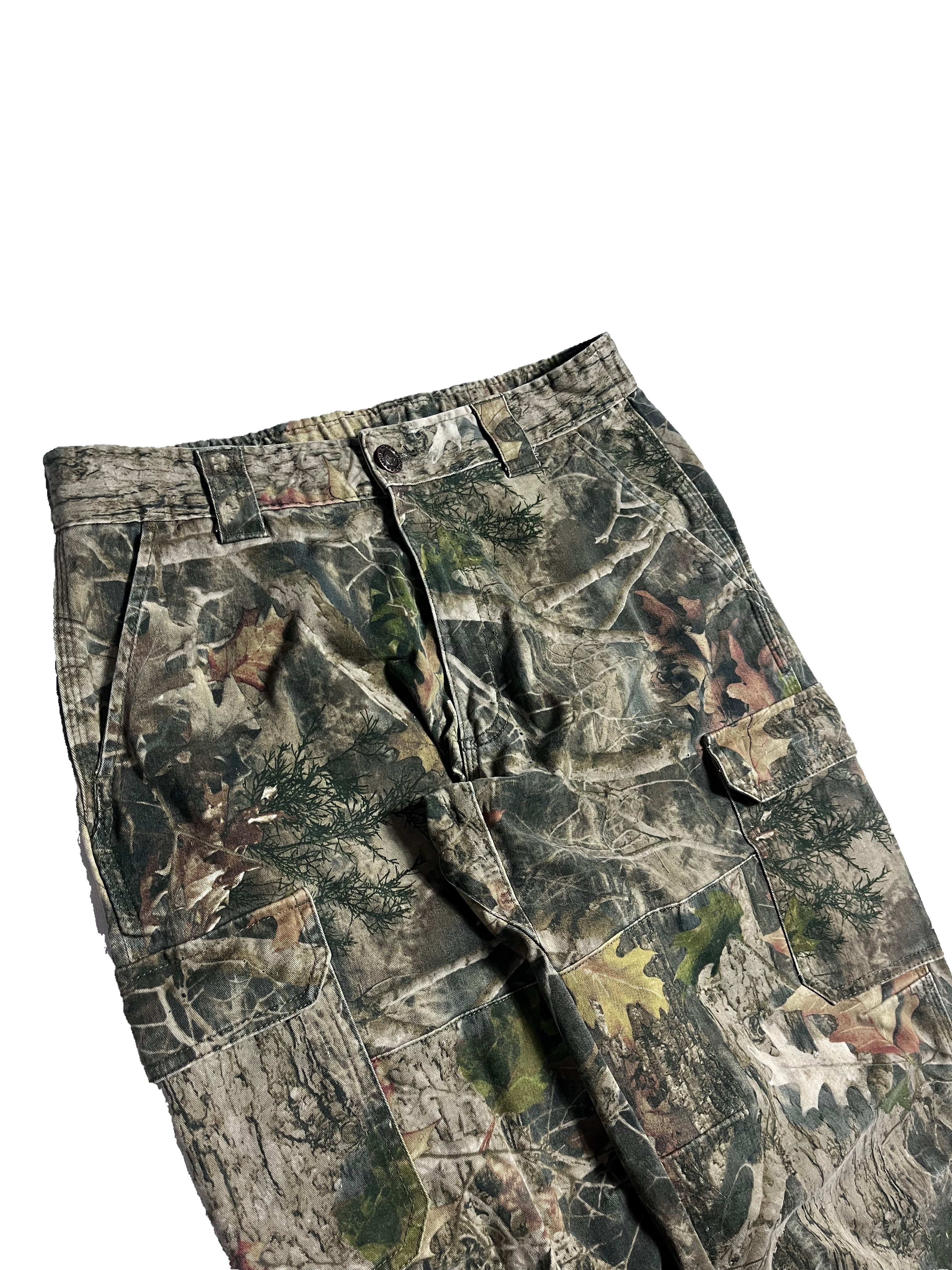 VINTAGE REAL TREE CARGO PANTS SIZE 32W