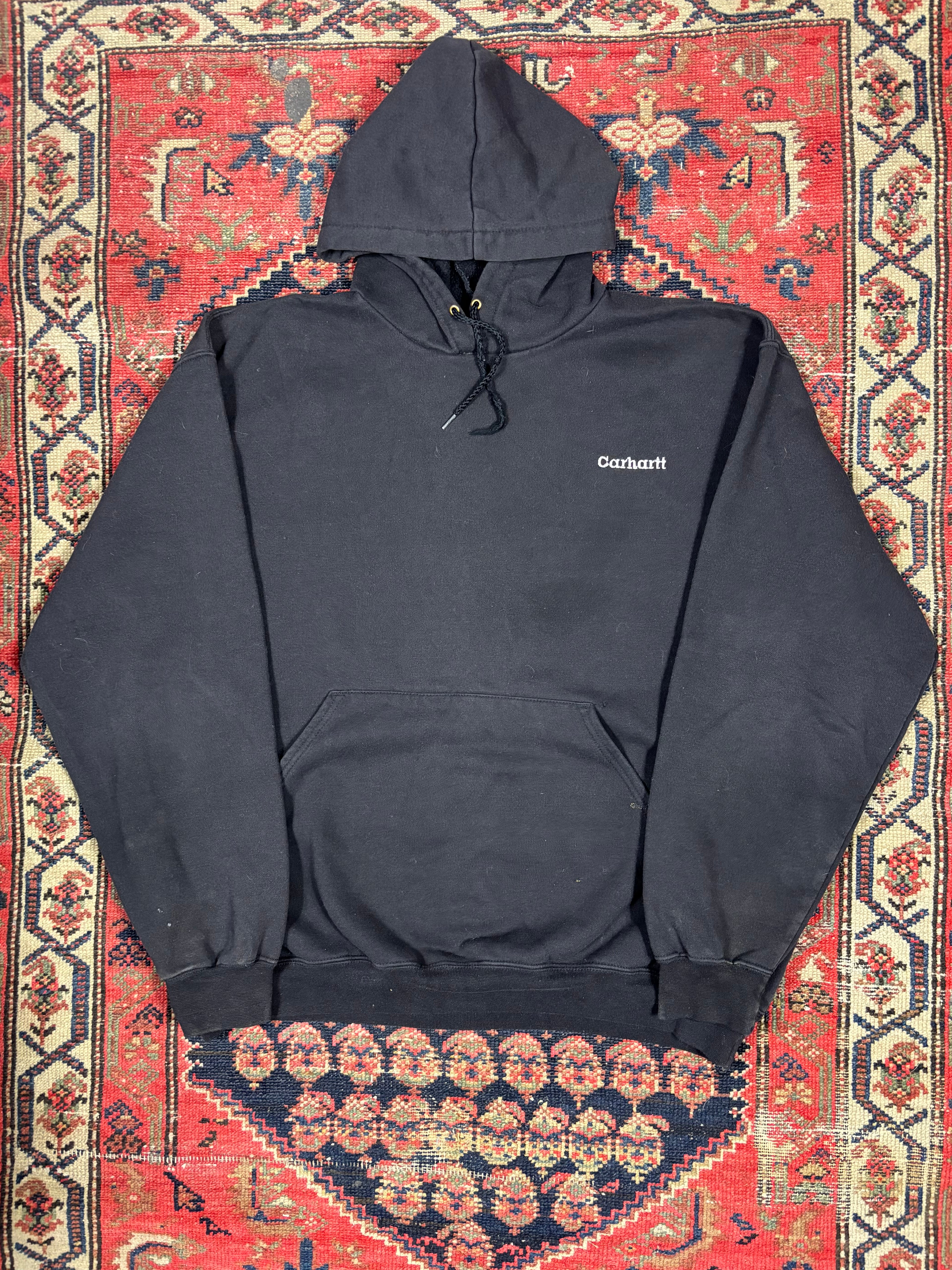VINTAGE BLACK CARHARTT HOODIE SIZE XL