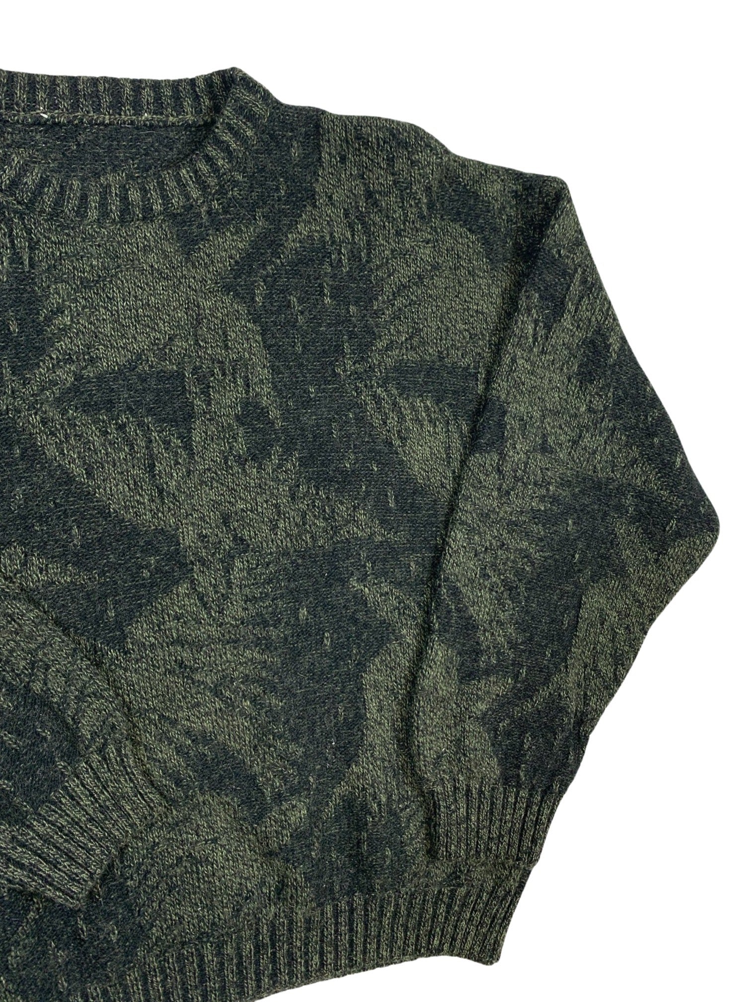 VINTAGE PATTERNED KNIT SIZE MEDIUM