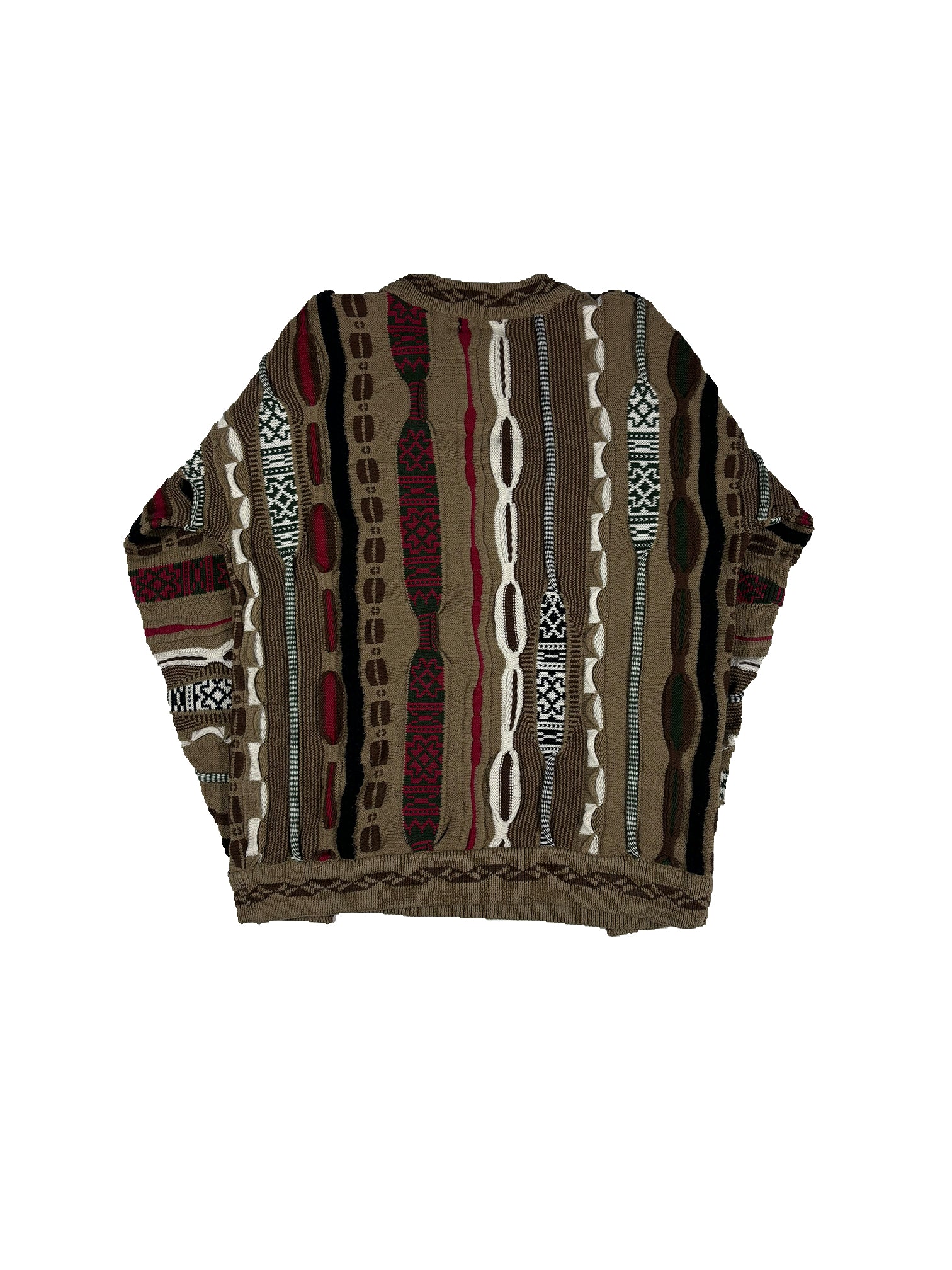 VINTAGE BROWN BAUCCI KNIT SIZE LARGE