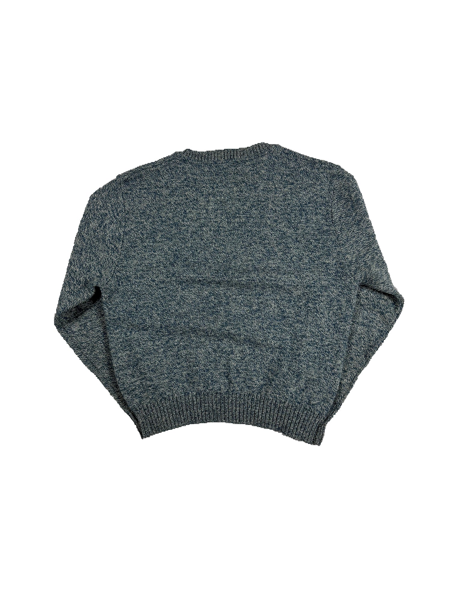 VINTAGE JANTZEN BLUE KNIT SWEATER SIZE LARGE