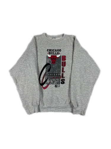 VINTAGE GREY CHICAGO BULLS CREWNECK SIZE LARGE