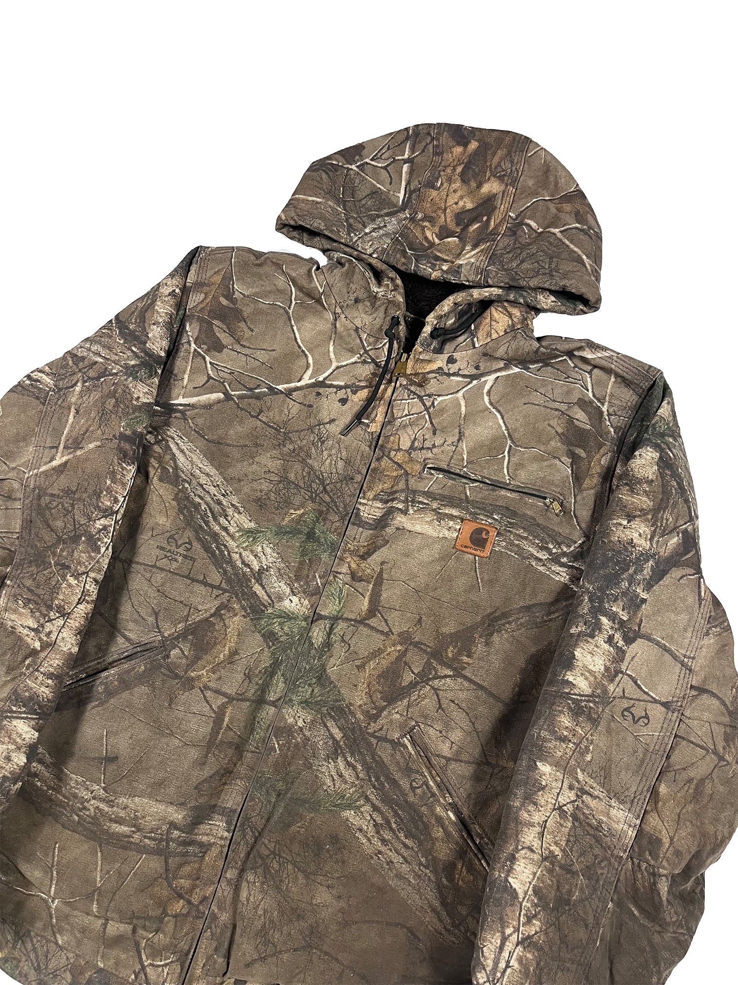 VINTAGE REALTREE CARHARTT WOOL LINED WORK JACKET SIZE MEDIUM