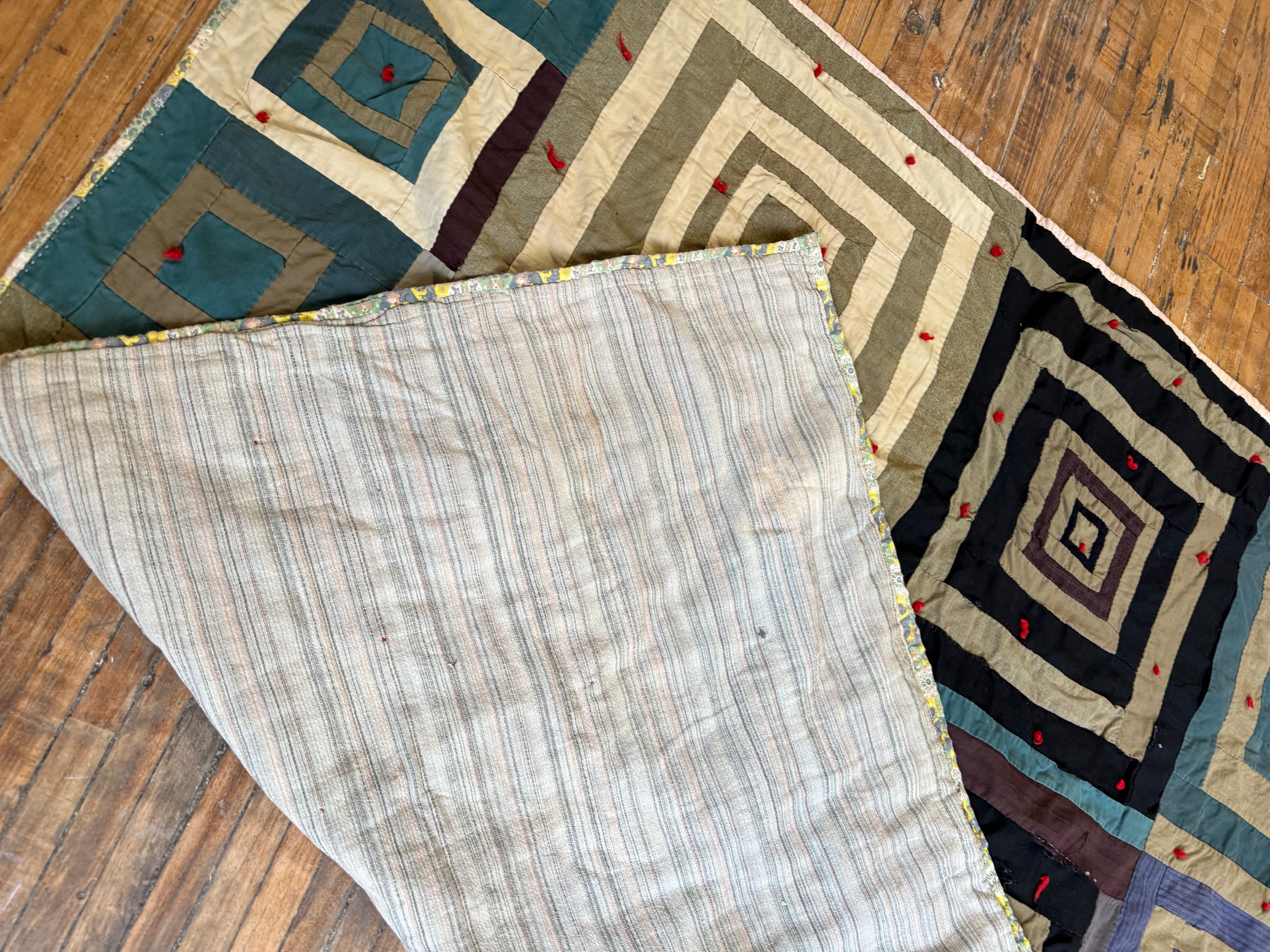 Vintage Hand Stitched Blanket