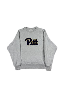 VINTAGE GREY REVERSE WEAVE PITT CREWNECK SIZE XL