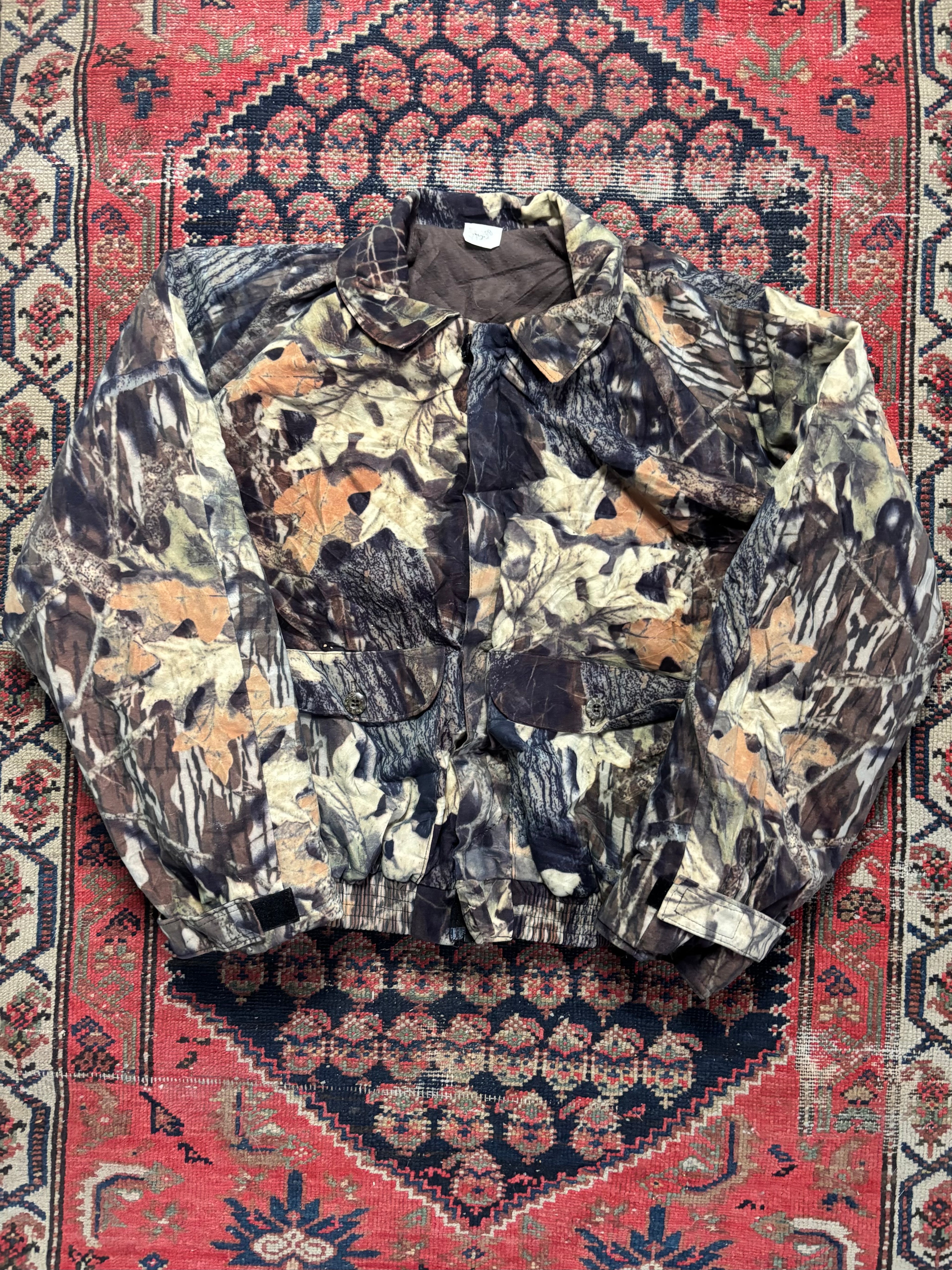 VINTAGE LINED REALTREE ZIP-UP BOMBER SIZE LARGE