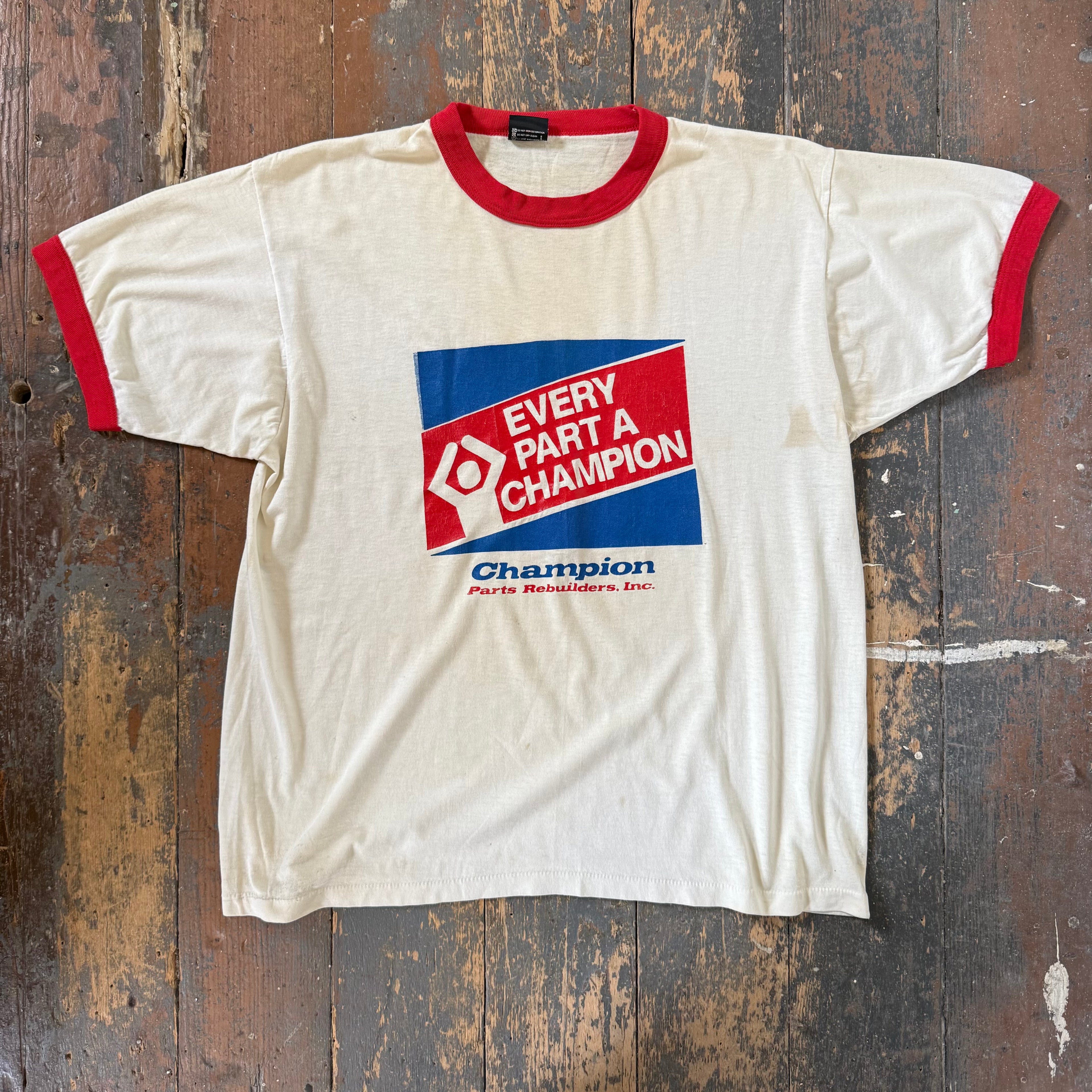Vintage Ringer T-Shirt Size Large