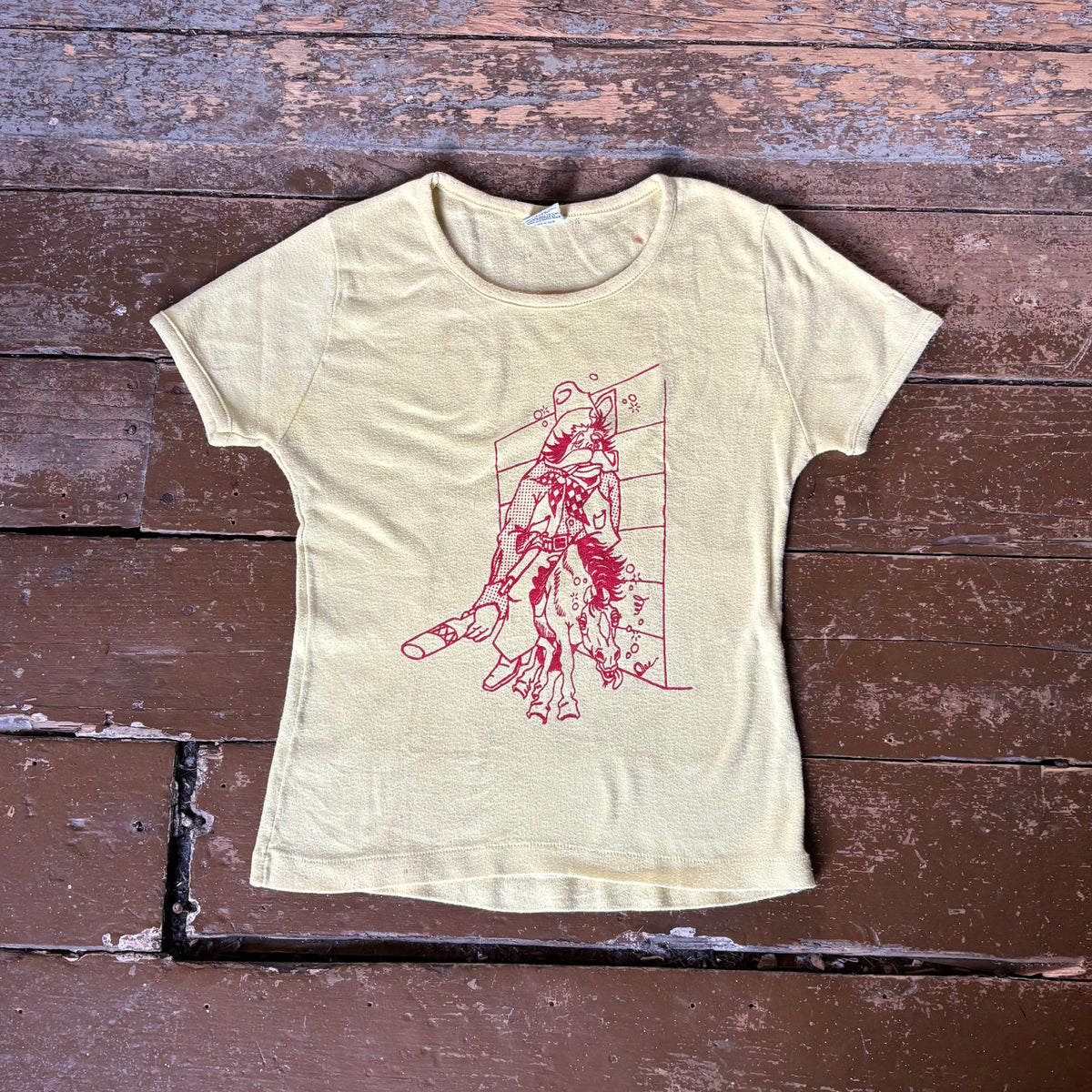 Vintage Red Horse Saloon T Shirt Size - XS