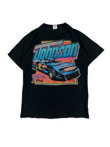 VINTAGE BLACK DAVEY JOHNSON TEE SIZE SMALL