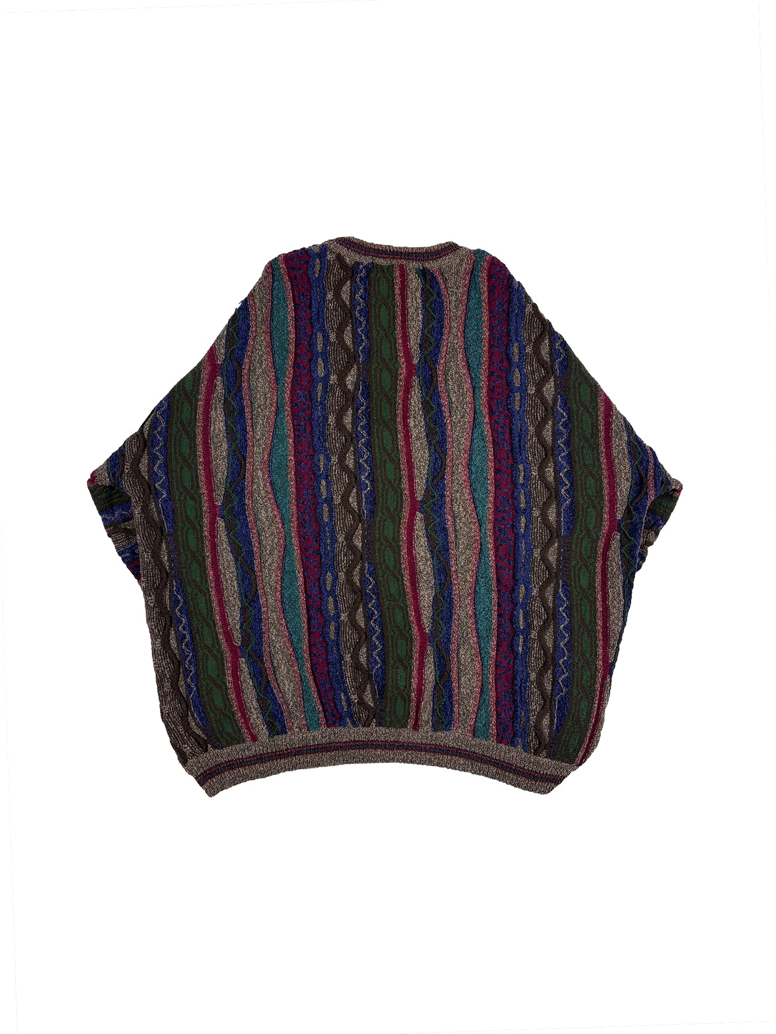 VINTAGE “COTTON TRADERS” PATTERN KNIT SWEATER SIZE XL