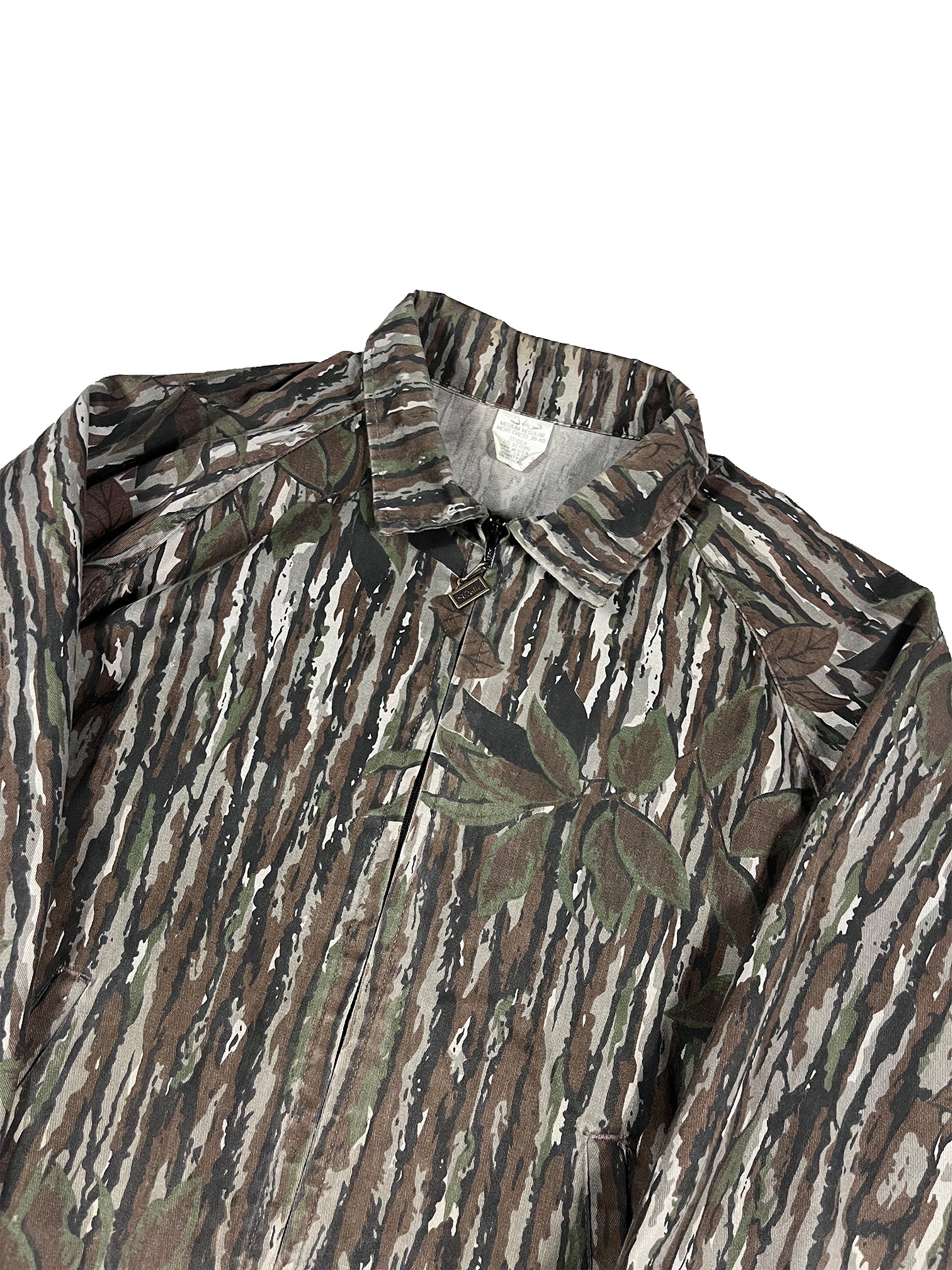 VINTAGE REALTREE ZIP-UP WORK JACKET SIZE MEDIUM
