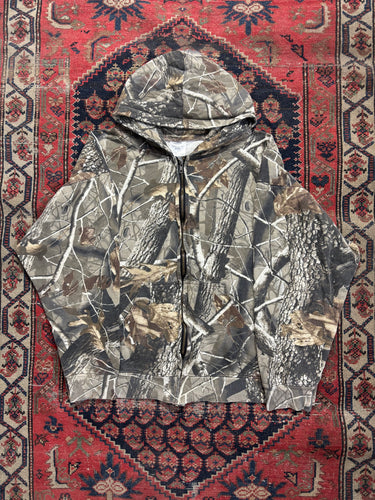 VINTAGE REALTREE ZIP UP HOODIE SIZE LARGE