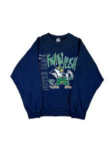 VINTAGE NAVY NOTRE DAME CREWNECK SIZE LARGE