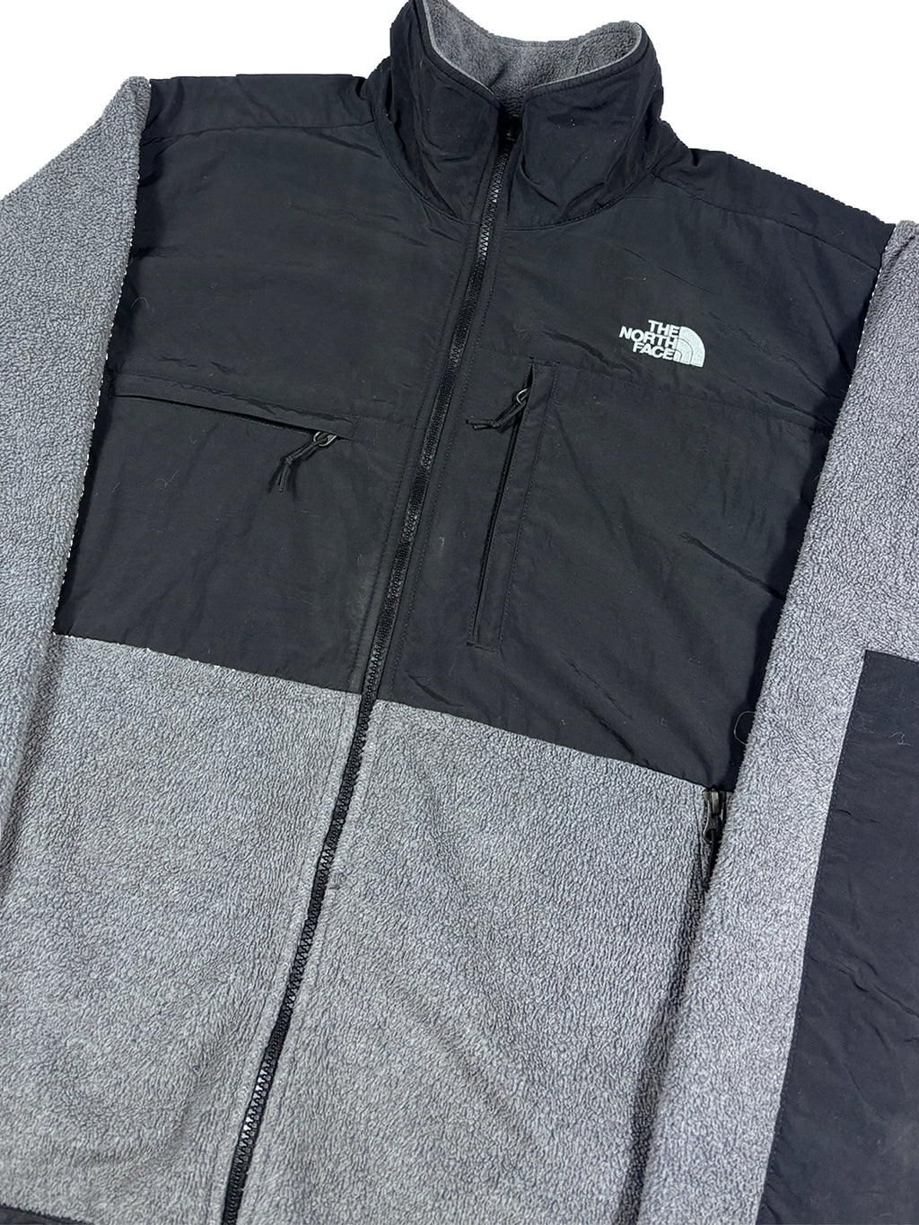 VINTAGE GREY TNF ZIP-UP FLEECE SIZE LARGE