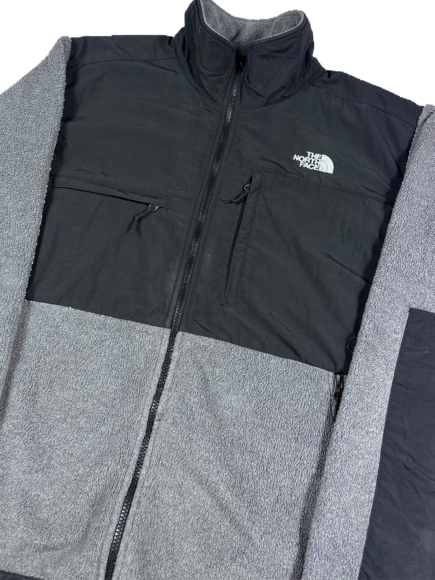 VINTAGE GREY TNF ZIP-UP FLEECE SIZE LARGE