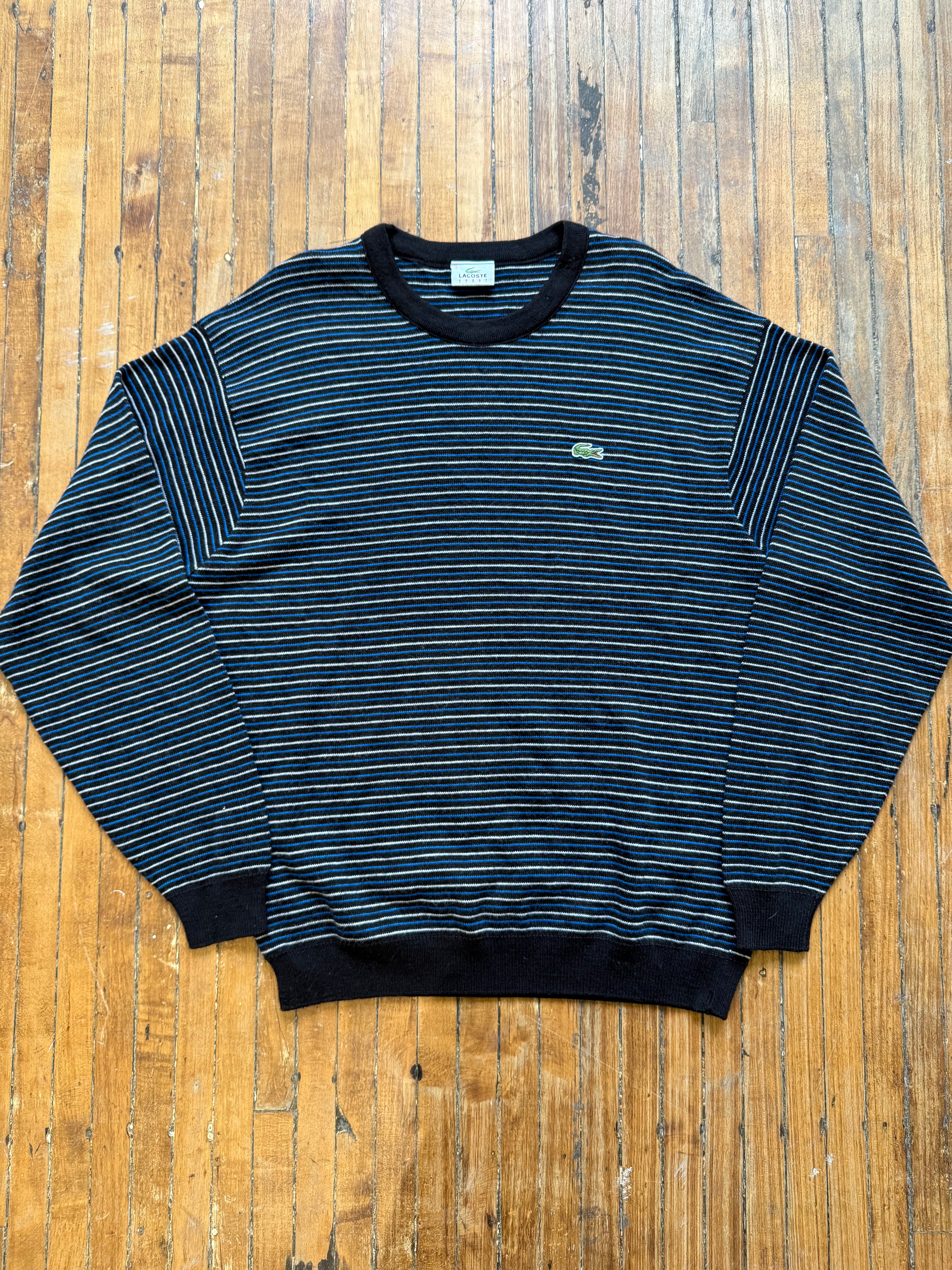 Vintage Striped Lacoste Knit