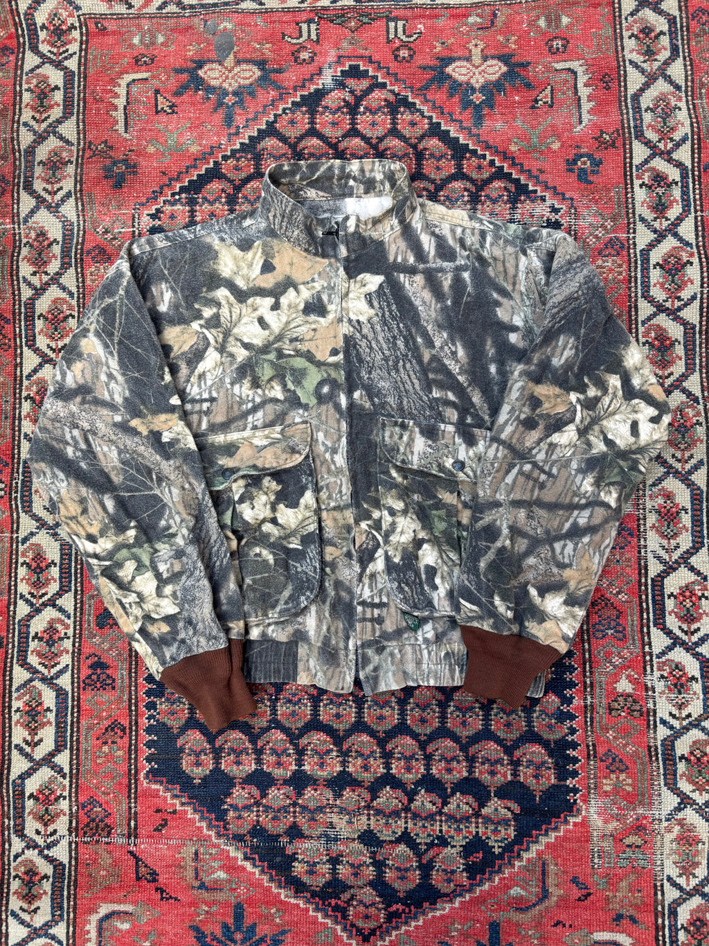 VINTAGE COTTON REALTREE BOMBER JACKET SIZE MEDIUM