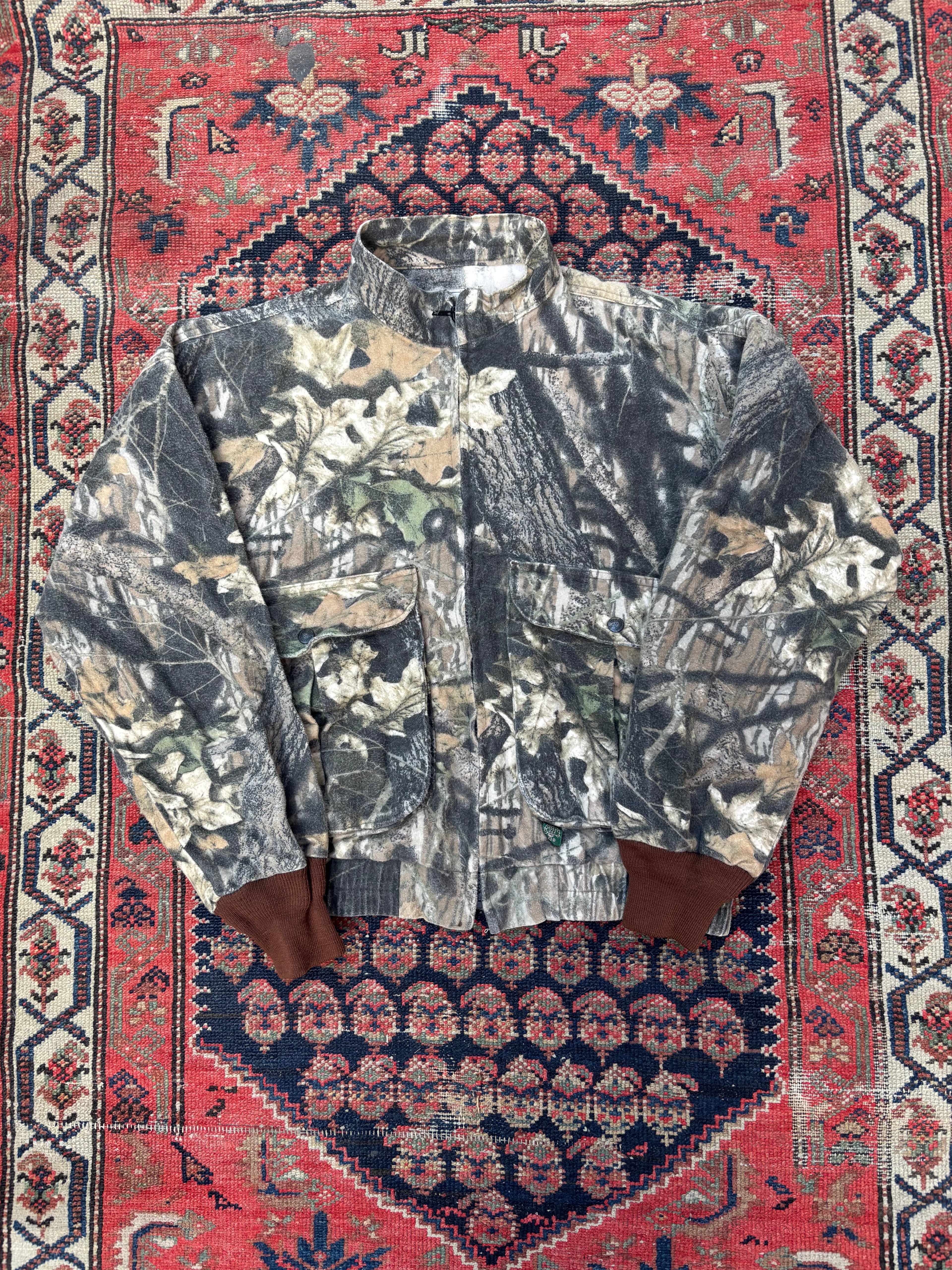 VINTAGE COTTON REALTREE BOMBER JACKET SIZE MEDIUM