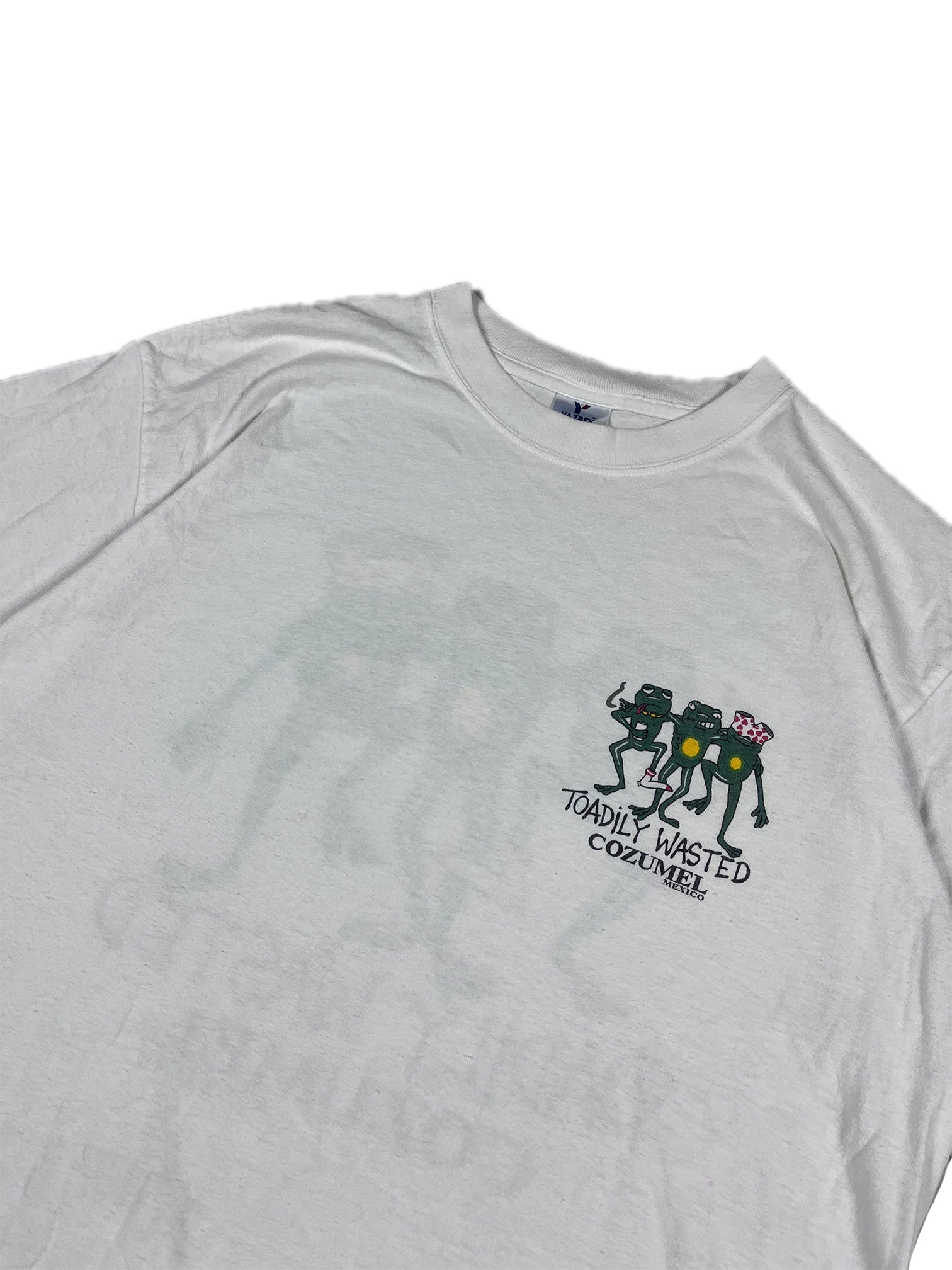 VINTAGE “TOTALLY WASTED” FROG TEE SIZE LAGRE