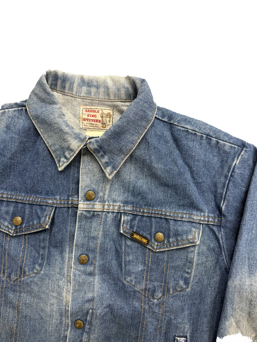 Vintage Saddle King Denim Jacket