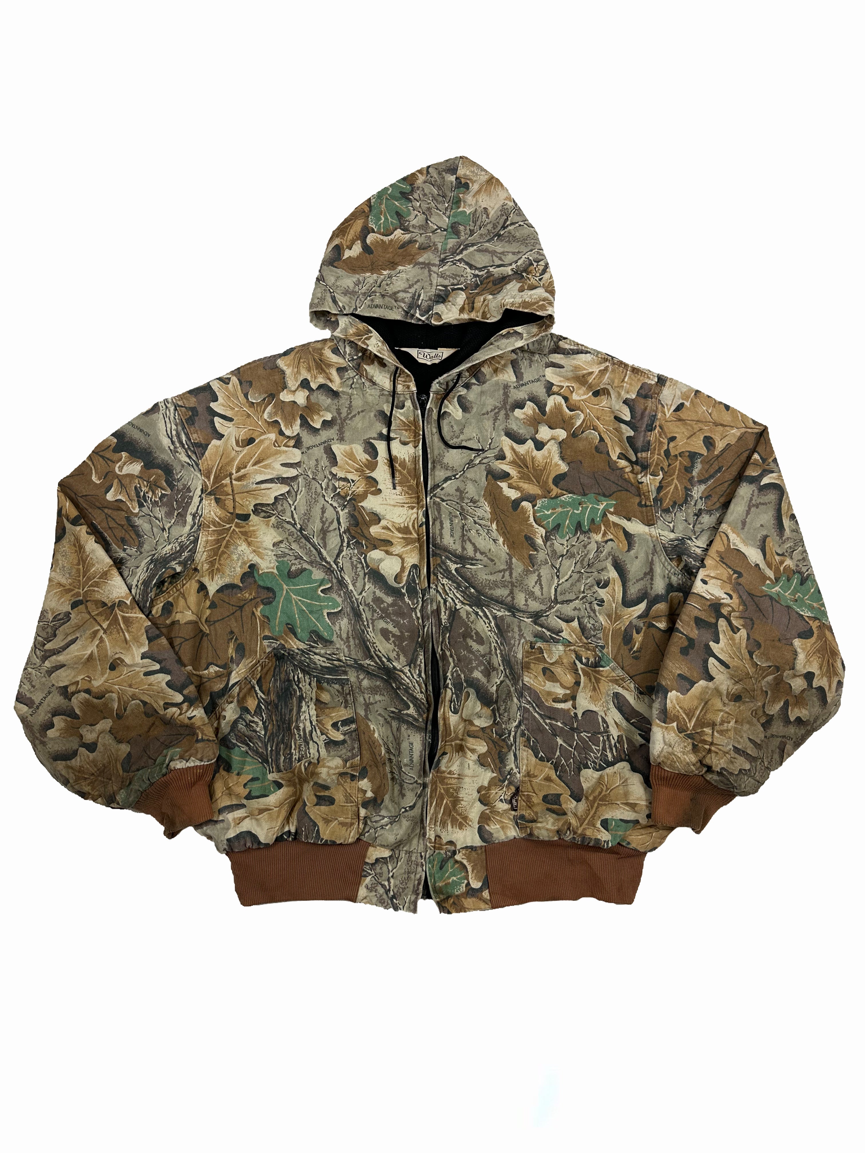 VINTAGE CAMO JACKET SIZE MEDIUM